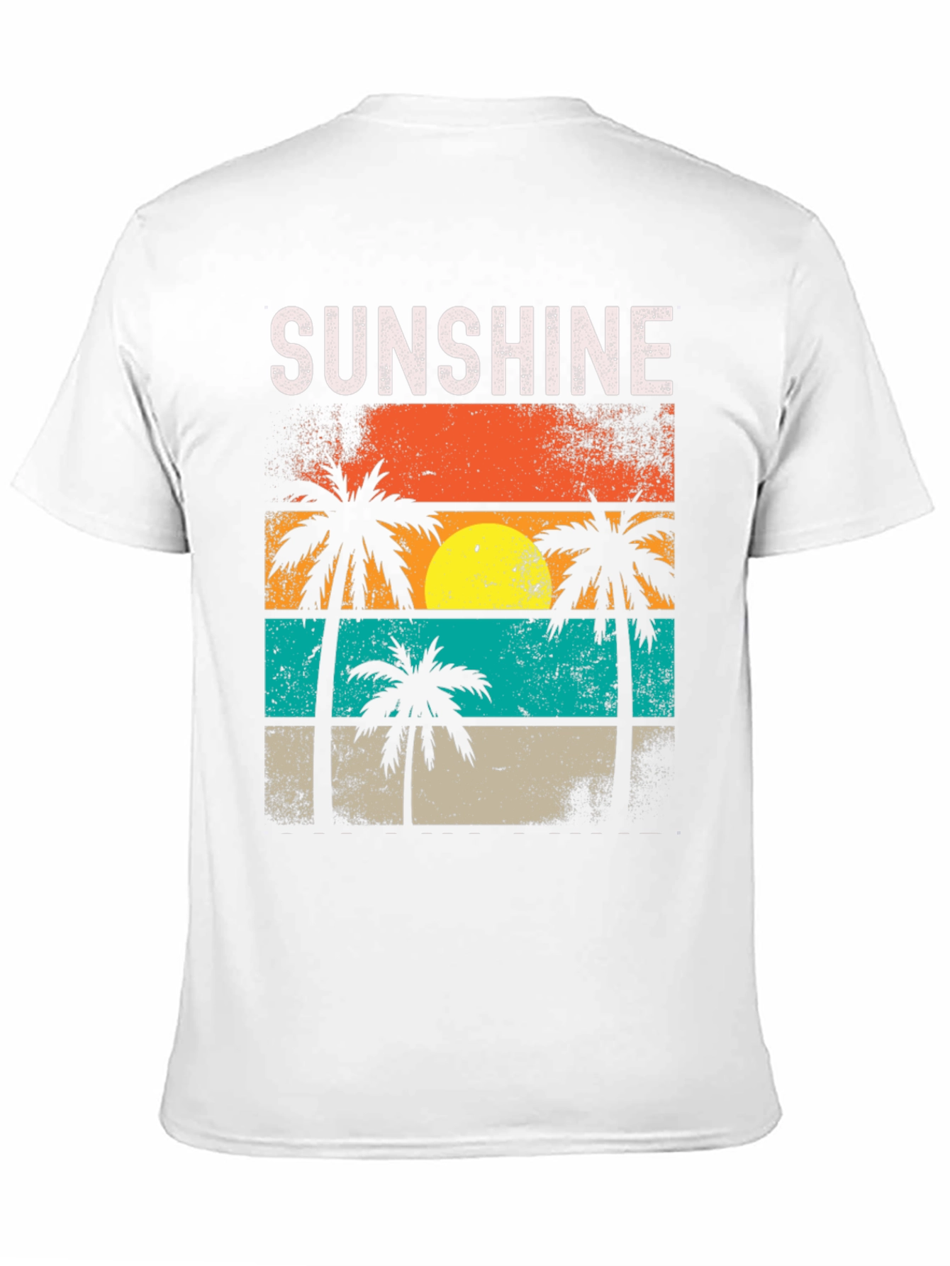 Sunshine Palm Tree Retro T-Shirt