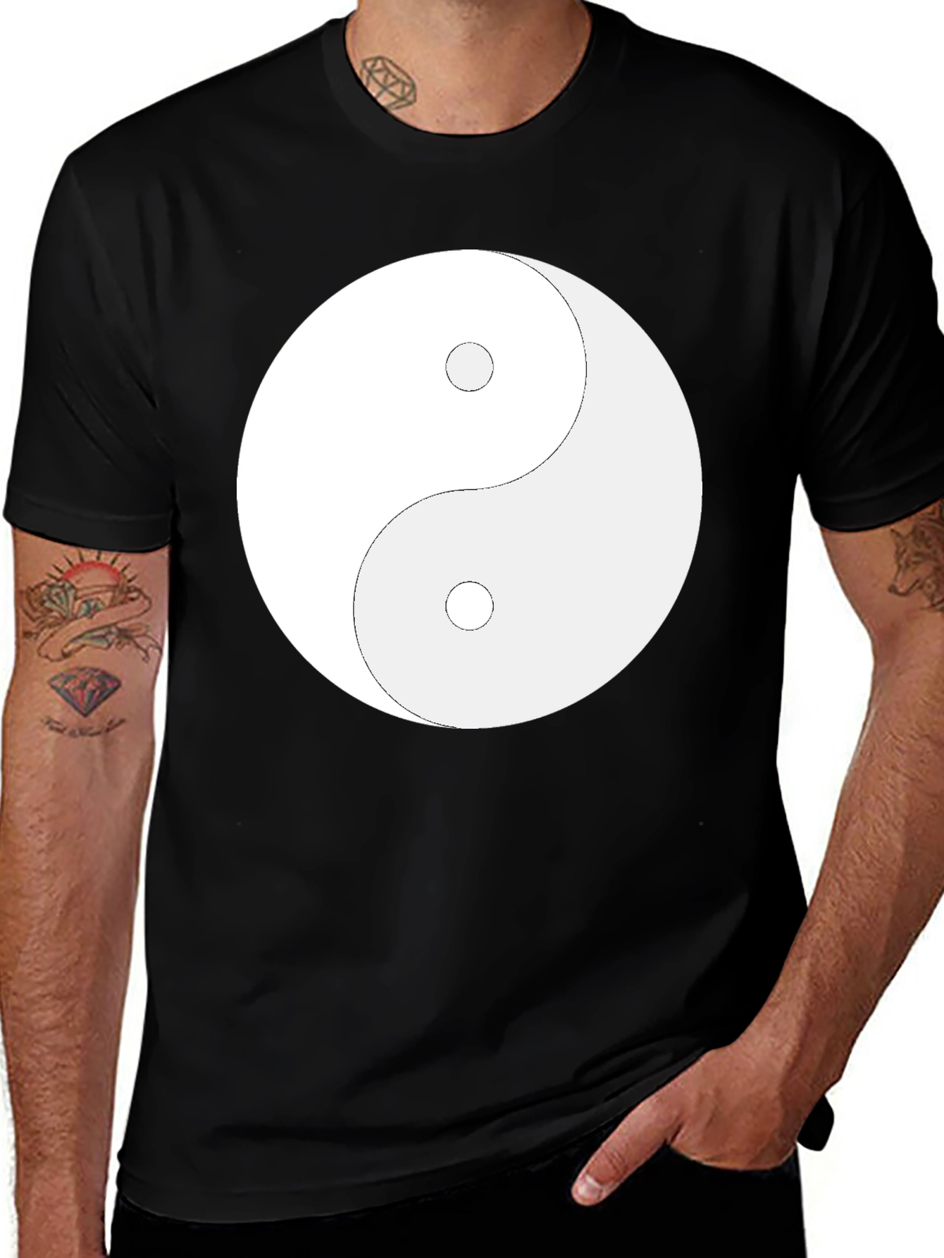 Yin Yang Graphic Tee - Balance & Style