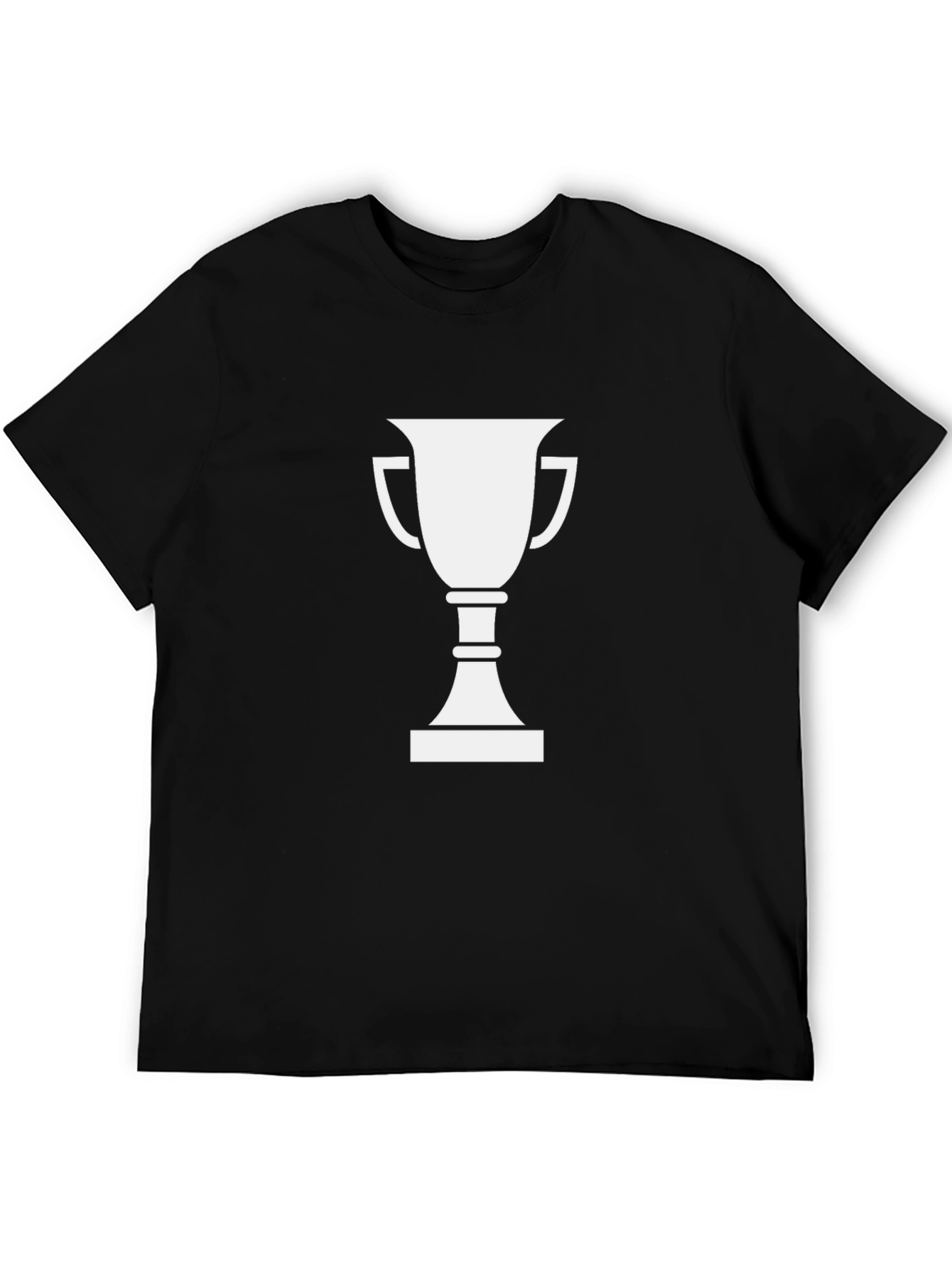 Trophy Graphic T-Shirt - Black Cotton Tee