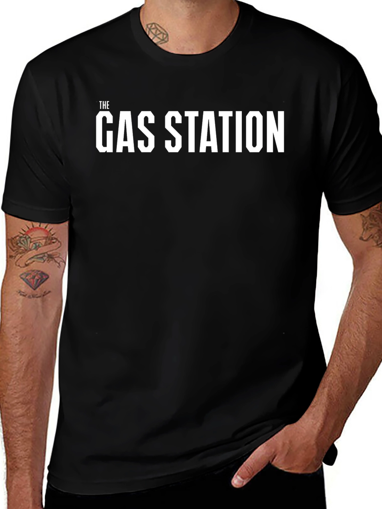 The Gas Station Graphic Tee - Black
