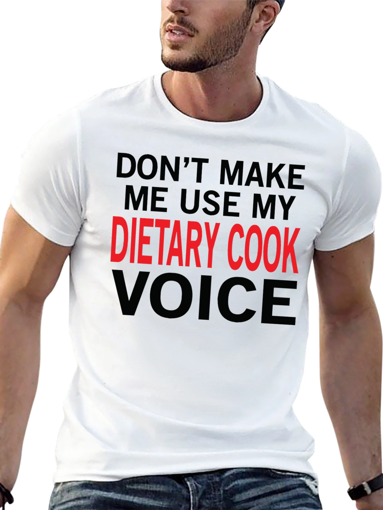 Dietary Cook Voice T-Shirt Funny Cook Gift Tee