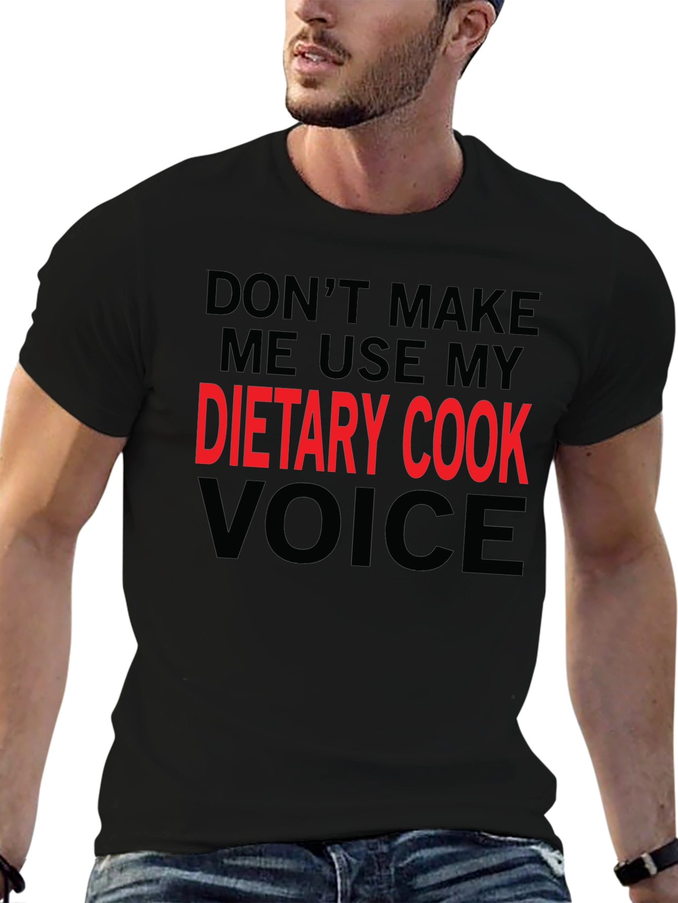 Dietary Cook Voice T-Shirt Funny Cook Gift Tee