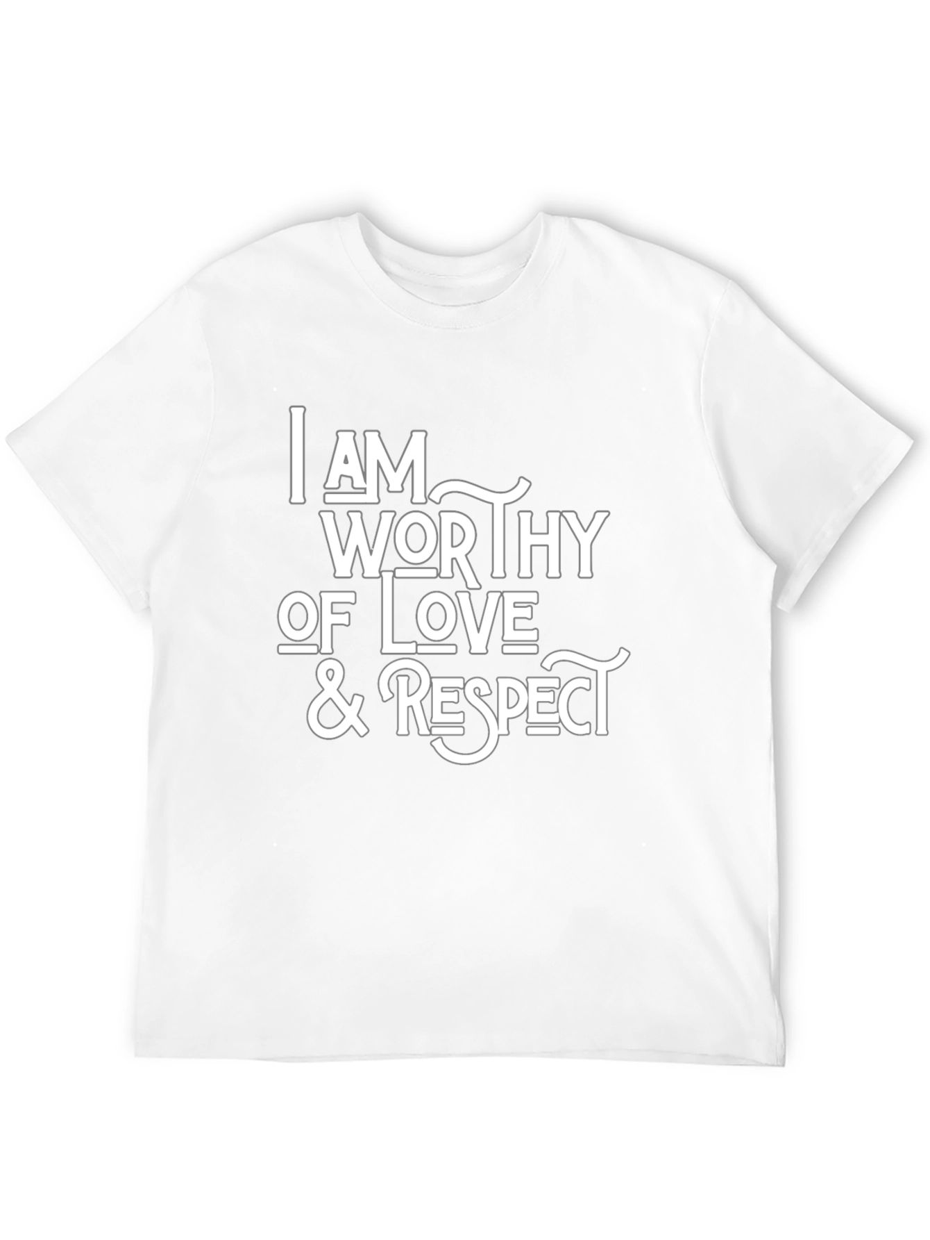 Worthy of Love & Respect Black T-Shirt