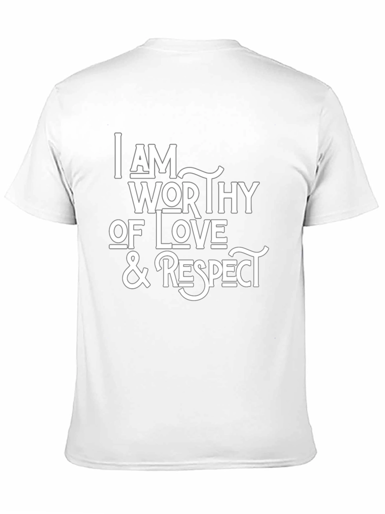 Worthy of Love & Respect Black T-Shirt