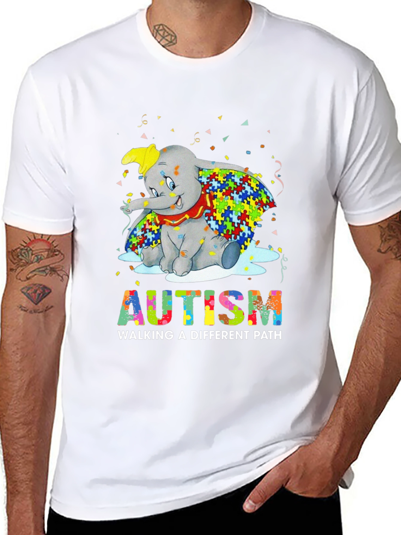 Autism Awareness Dumbo T-Shirt