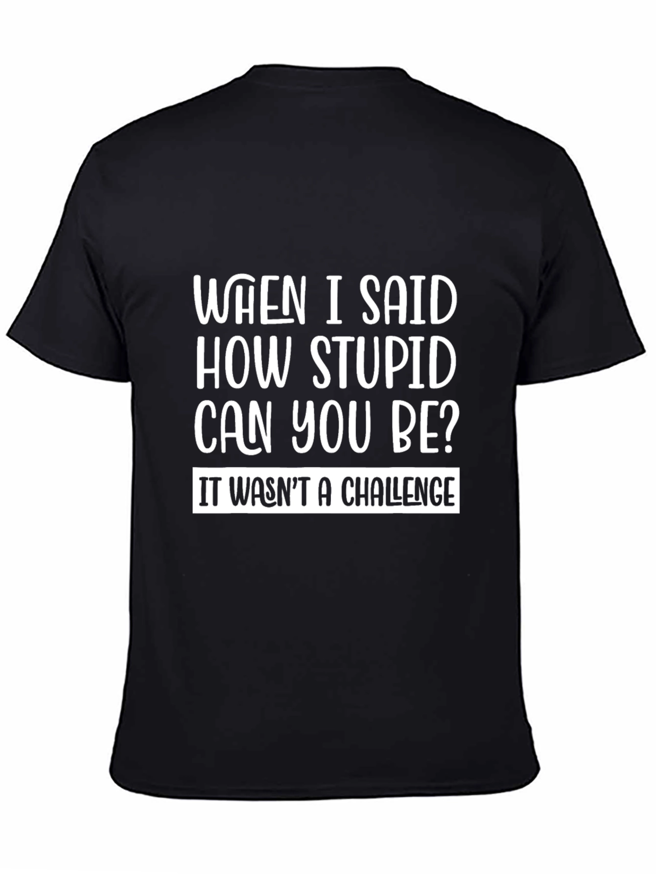 Funny Sarcastic T-Shirt - How Stupid Can You Be?