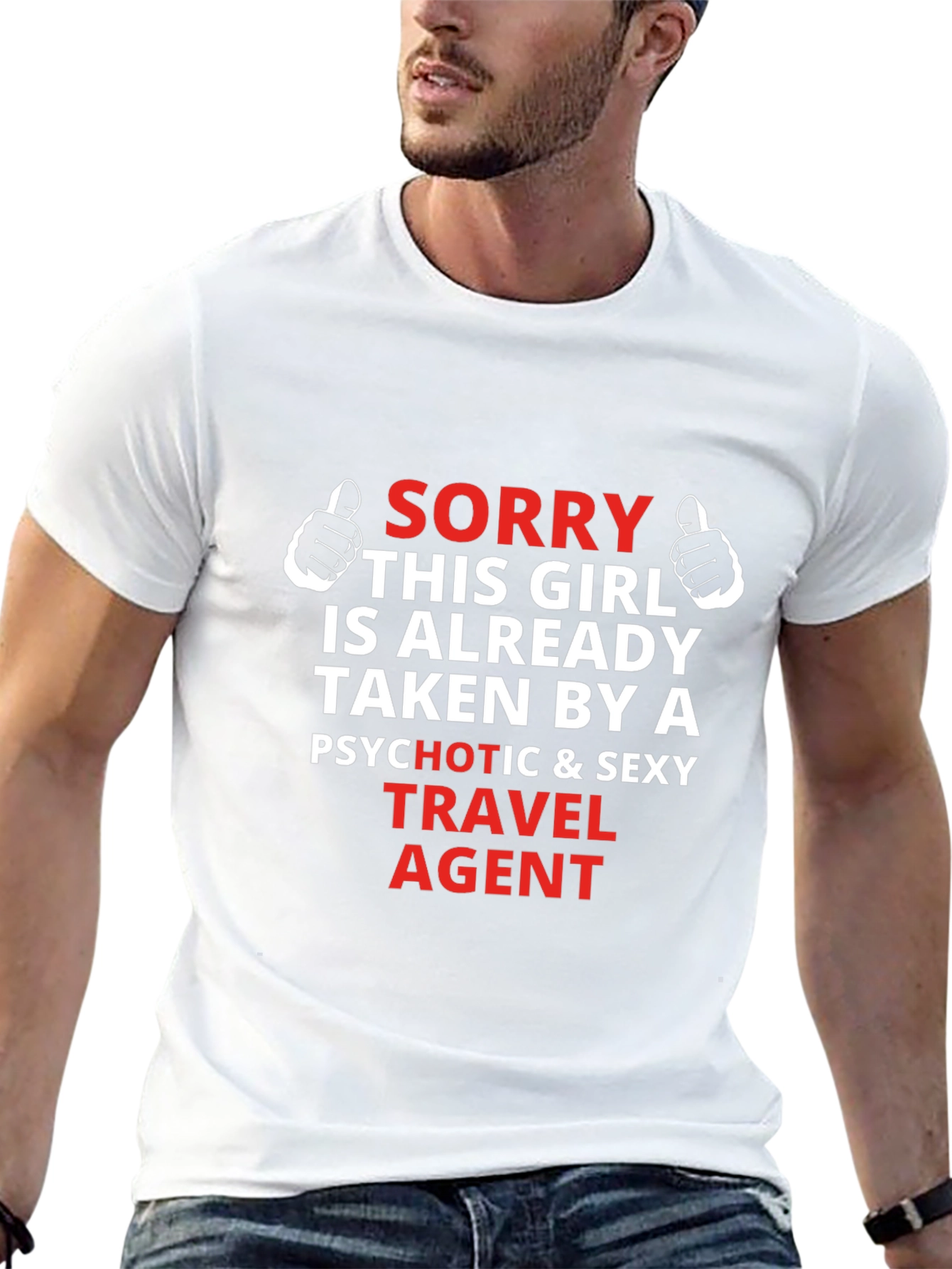 Travel Agent Graphic T-Shirt - Sorry Girl Taken