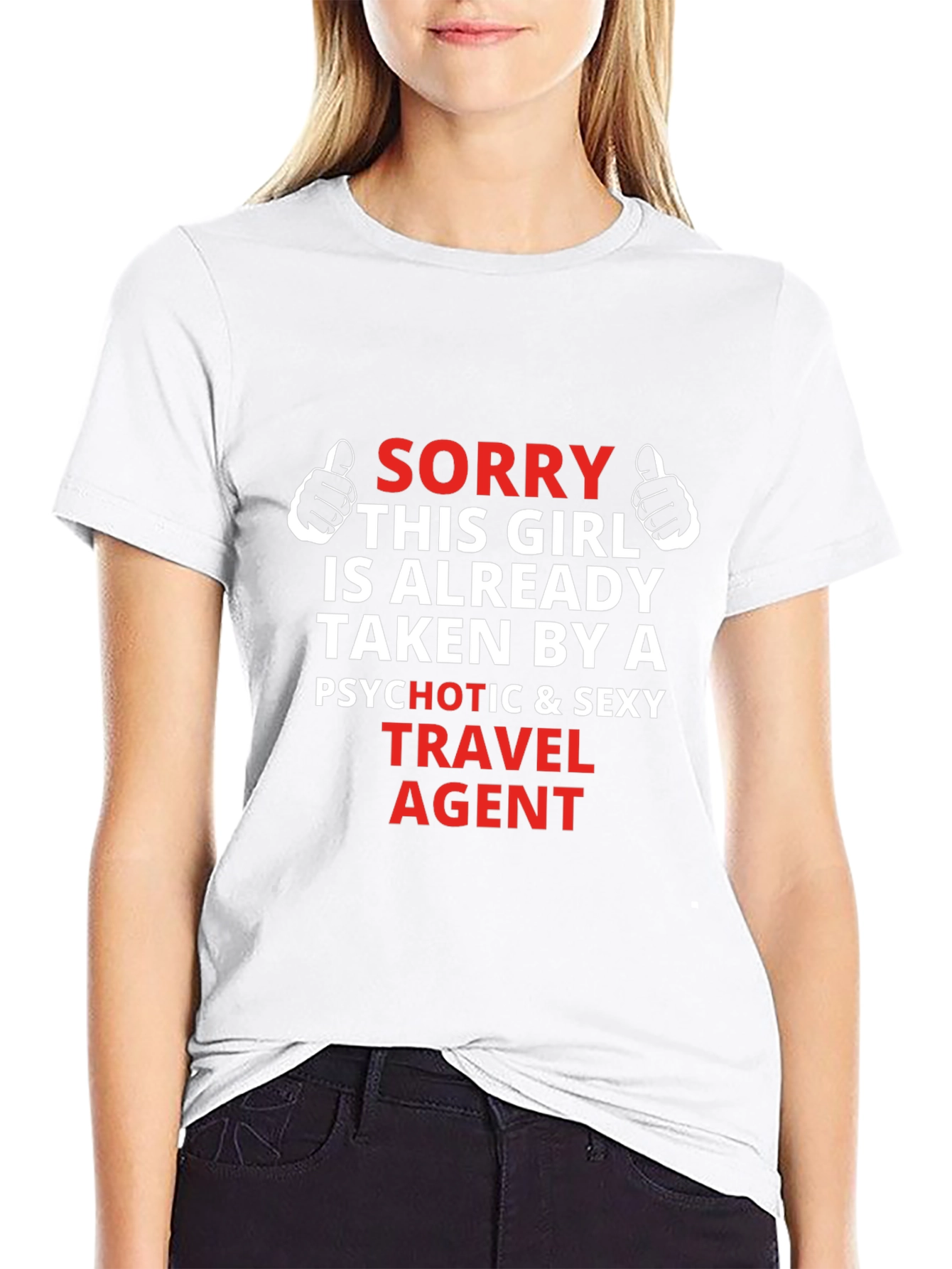Travel Agent Graphic T-Shirt - Sorry Girl Taken