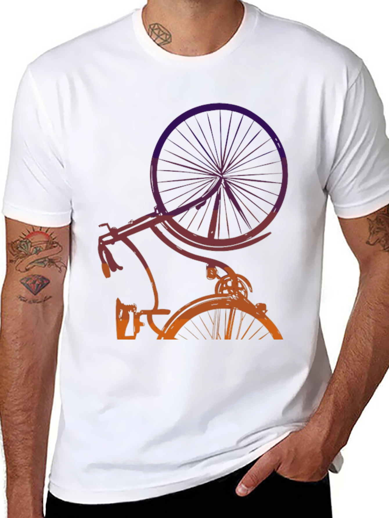 Retro Bike Graphic T-Shirt
