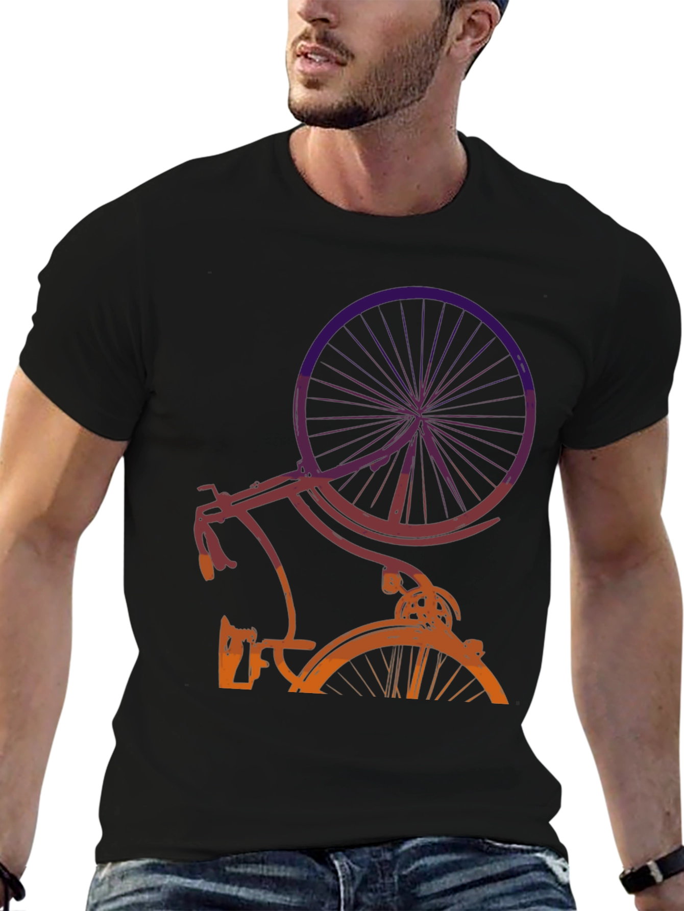 Retro Bike Graphic T-Shirt