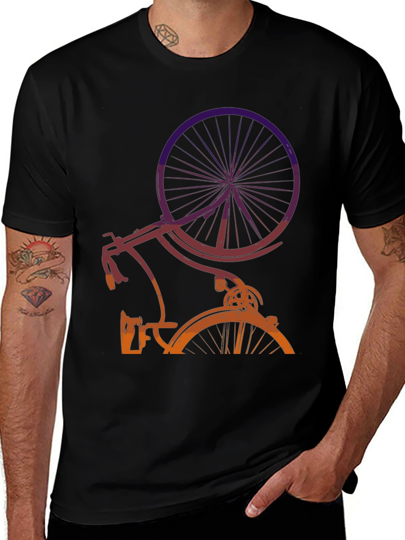 Retro Bike Graphic T-Shirt