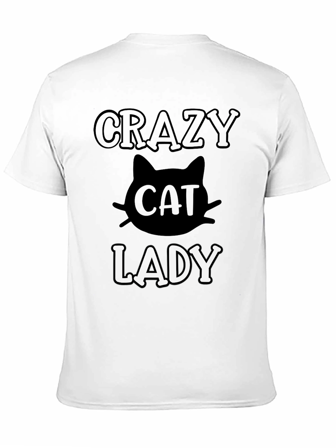Crazy Cat Lady Black T-Shirt