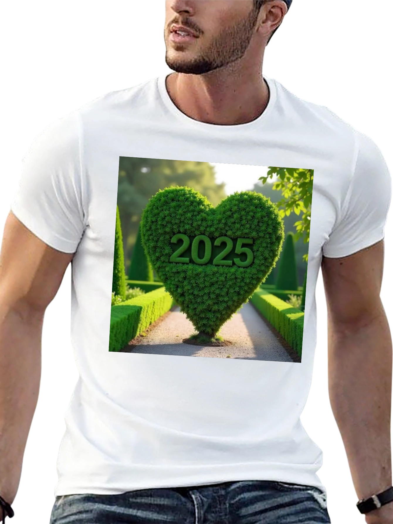 2025 Heart Bush T-Shirt Nature Lover Tee
