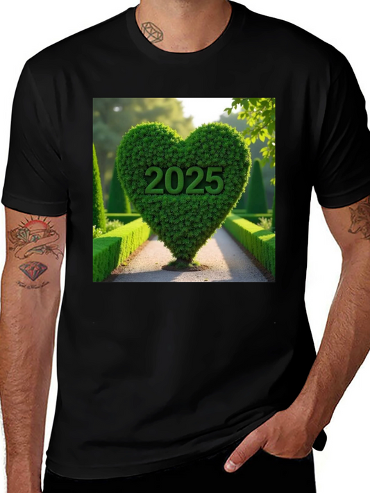 2025 Heart Bush T-Shirt Nature Lover Tee