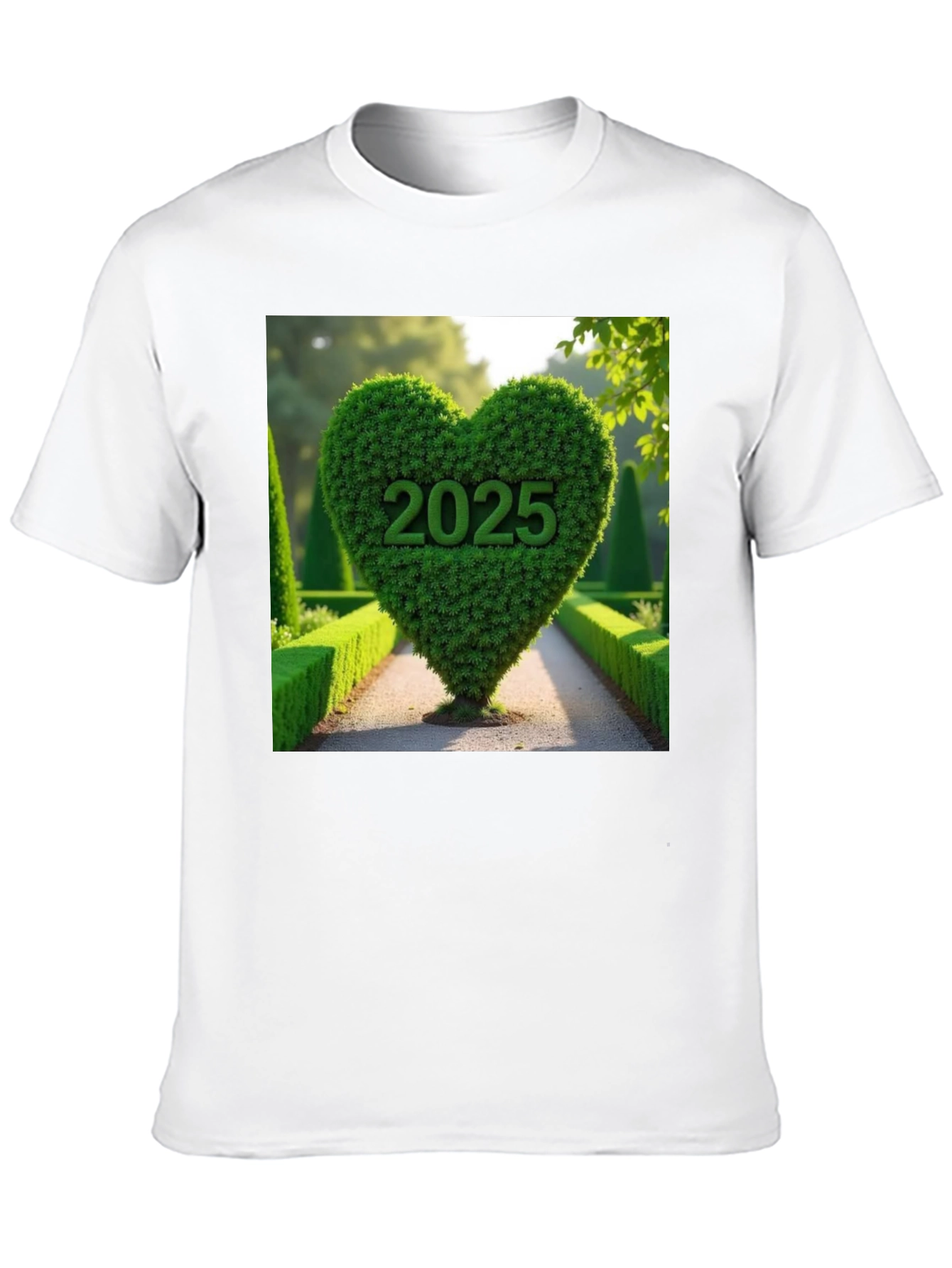 2025 Heart Bush T-Shirt Nature Lover Tee