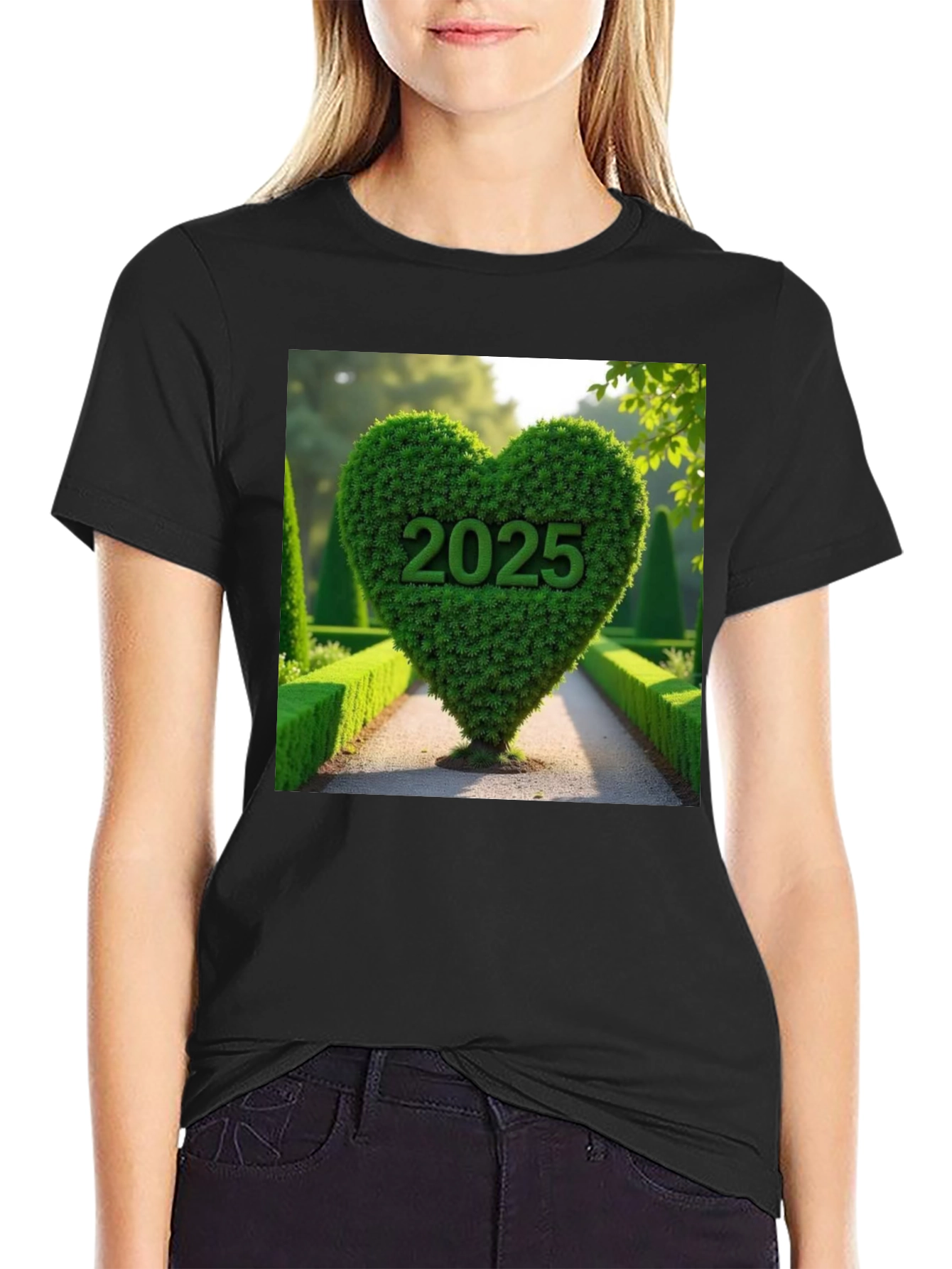 2025 Heart Bush T-Shirt Nature Lover Tee