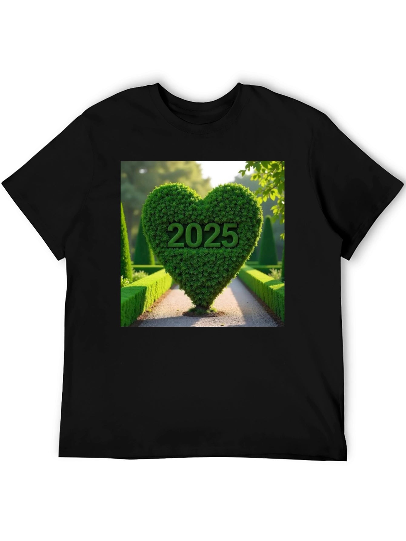 2025 Heart Bush T-Shirt Nature Lover Tee