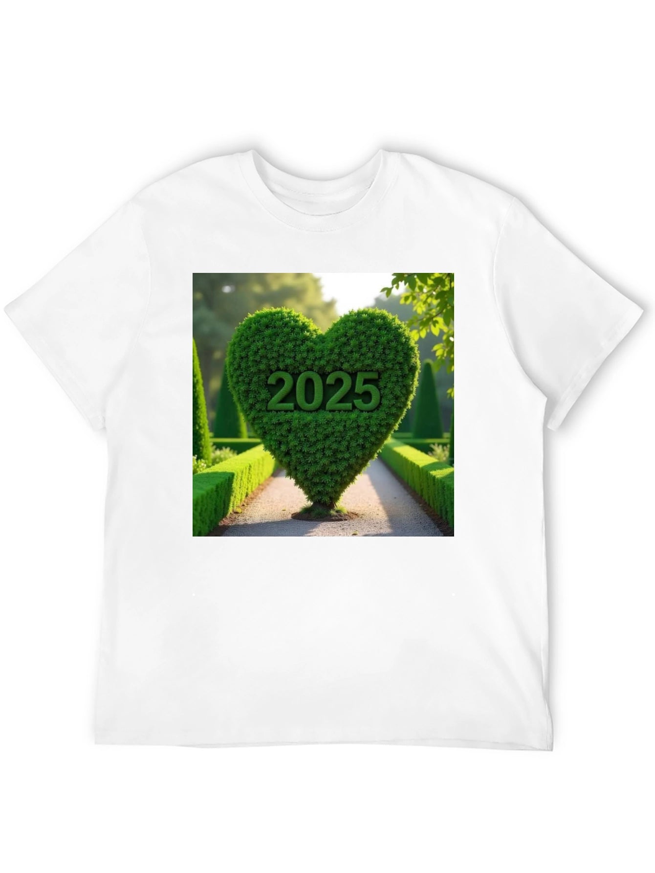 2025 Heart Bush T-Shirt Nature Lover Tee