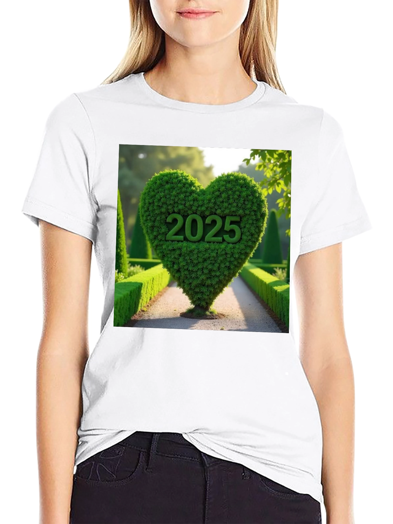 2025 Heart Bush T-Shirt Nature Lover Tee