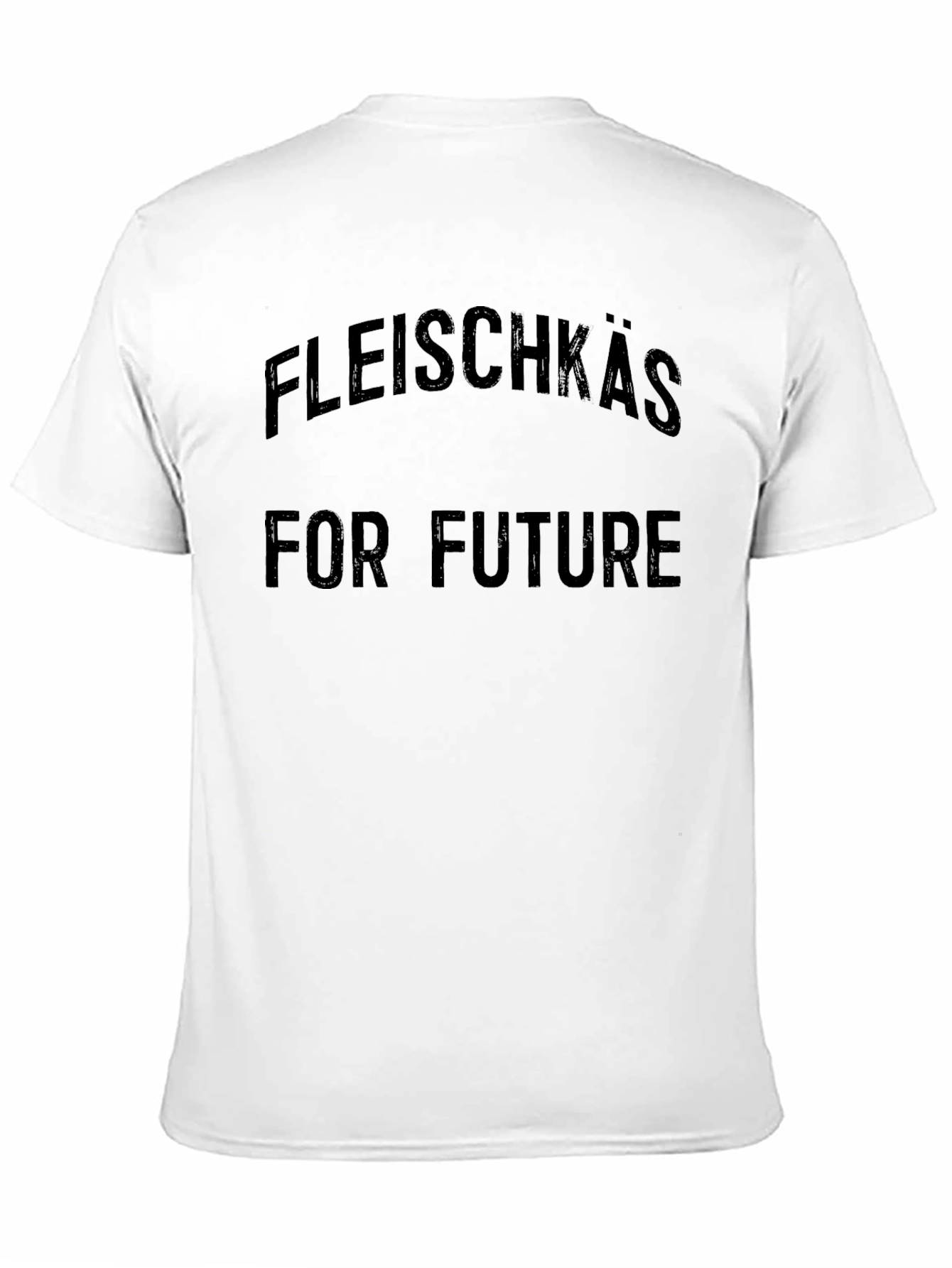 Fleischkäse For Future Black Graphic T-Shirt