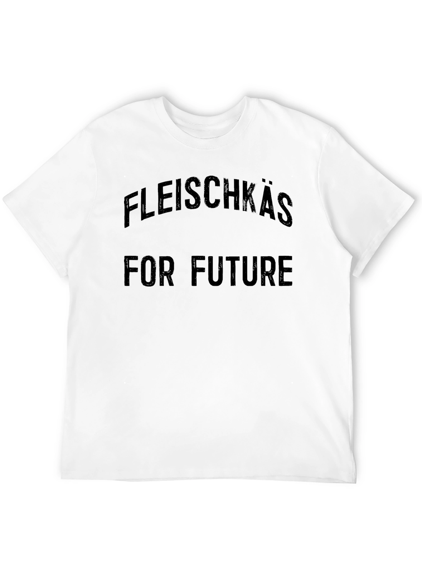 Fleischkäse For Future Black Graphic T-Shirt