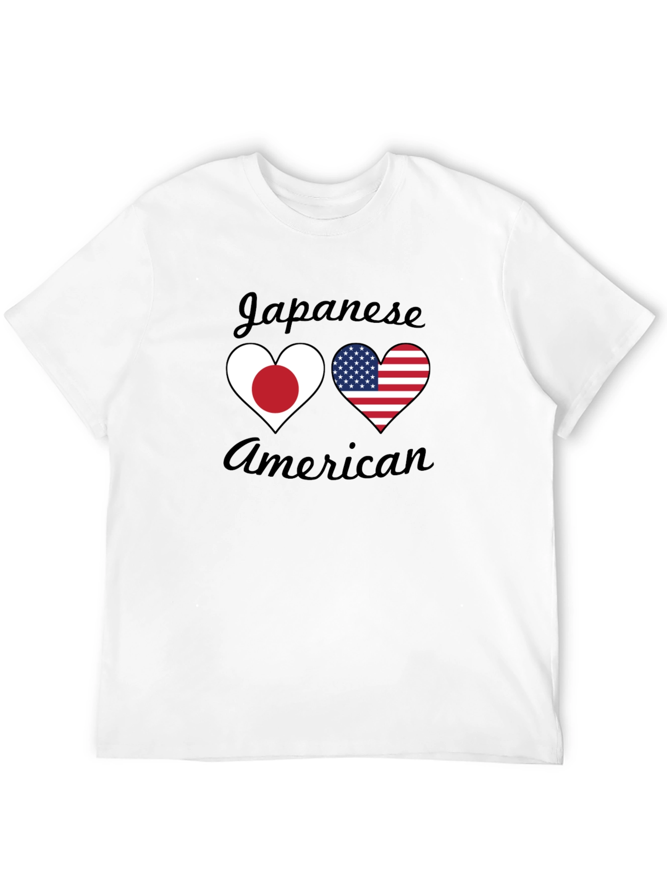 Japanese American Heart Flag T-Shirt