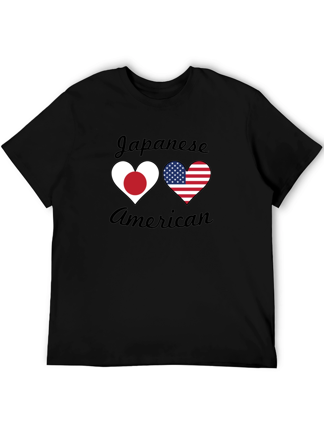 Japanese American Heart Flag T-Shirt