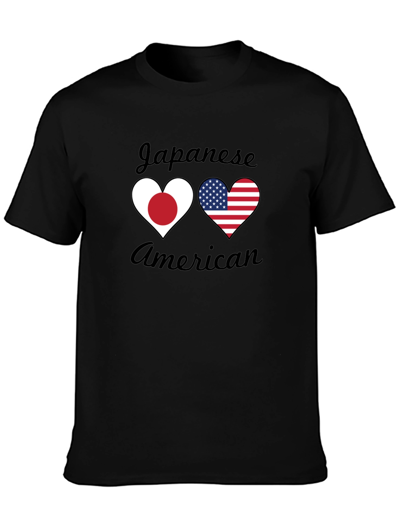 Japanese American Heart Flag T-Shirt
