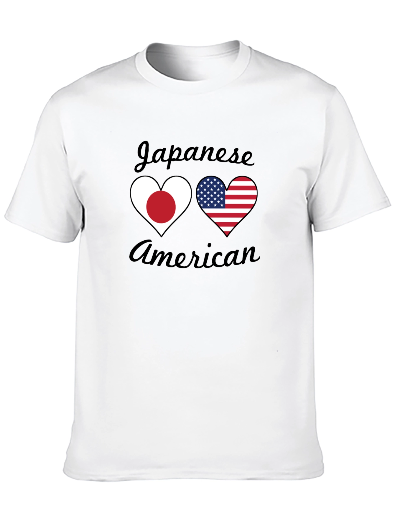 Japanese American Heart Flag T-Shirt