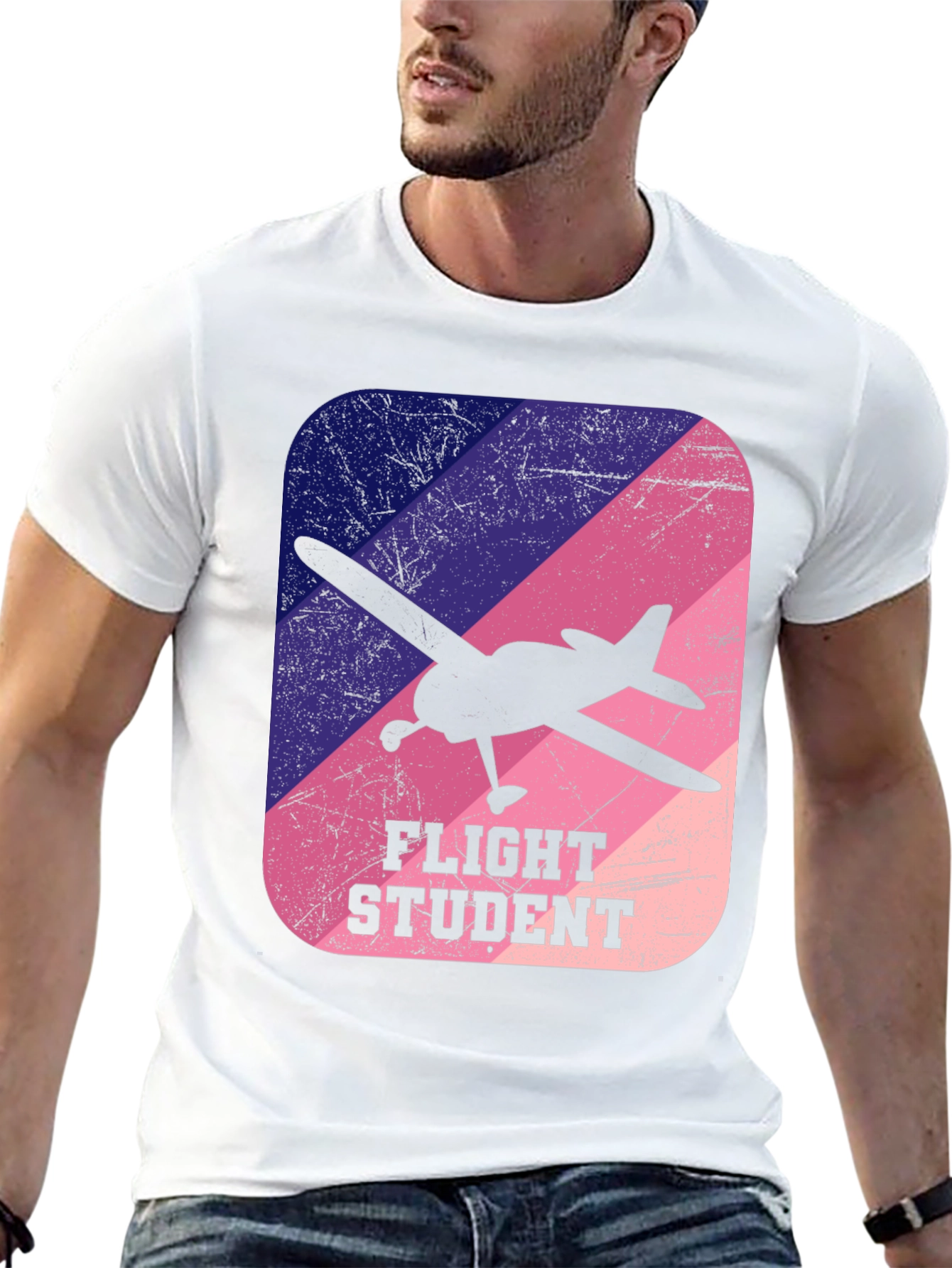 Flight Student T-Shirt: Airplane Design Tee