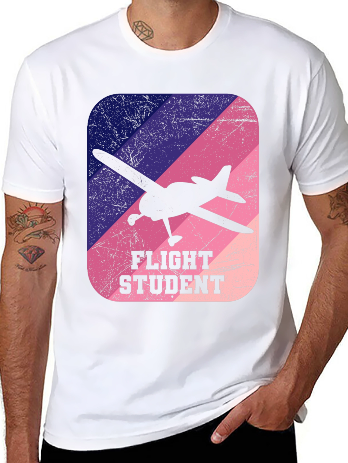 Flight Student T-Shirt: Airplane Design Tee