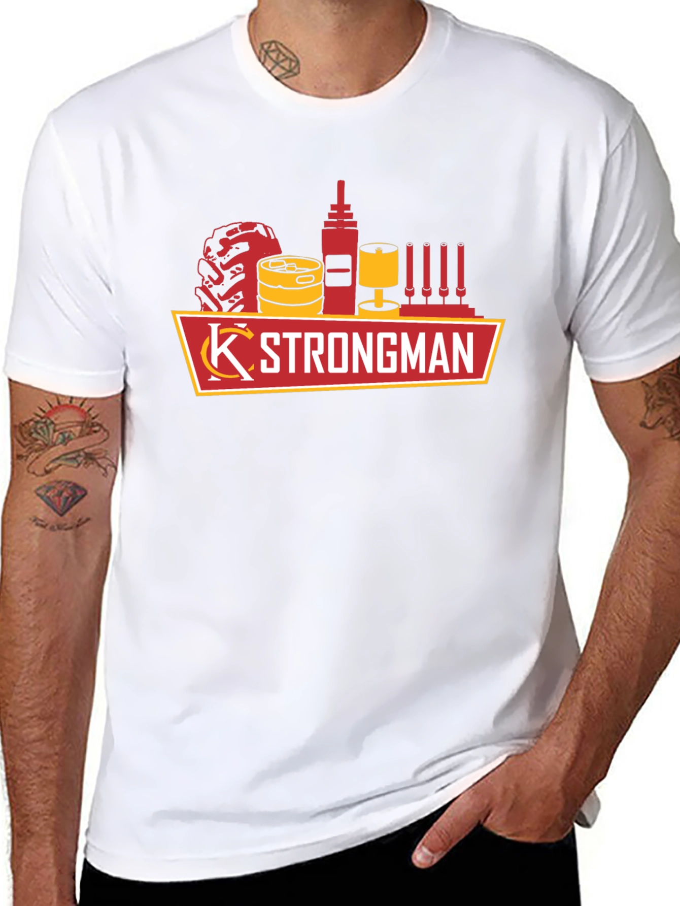KC Strongman Black T-Shirt