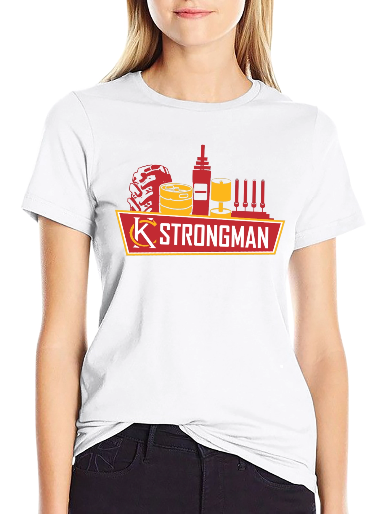 KC Strongman Black T-Shirt