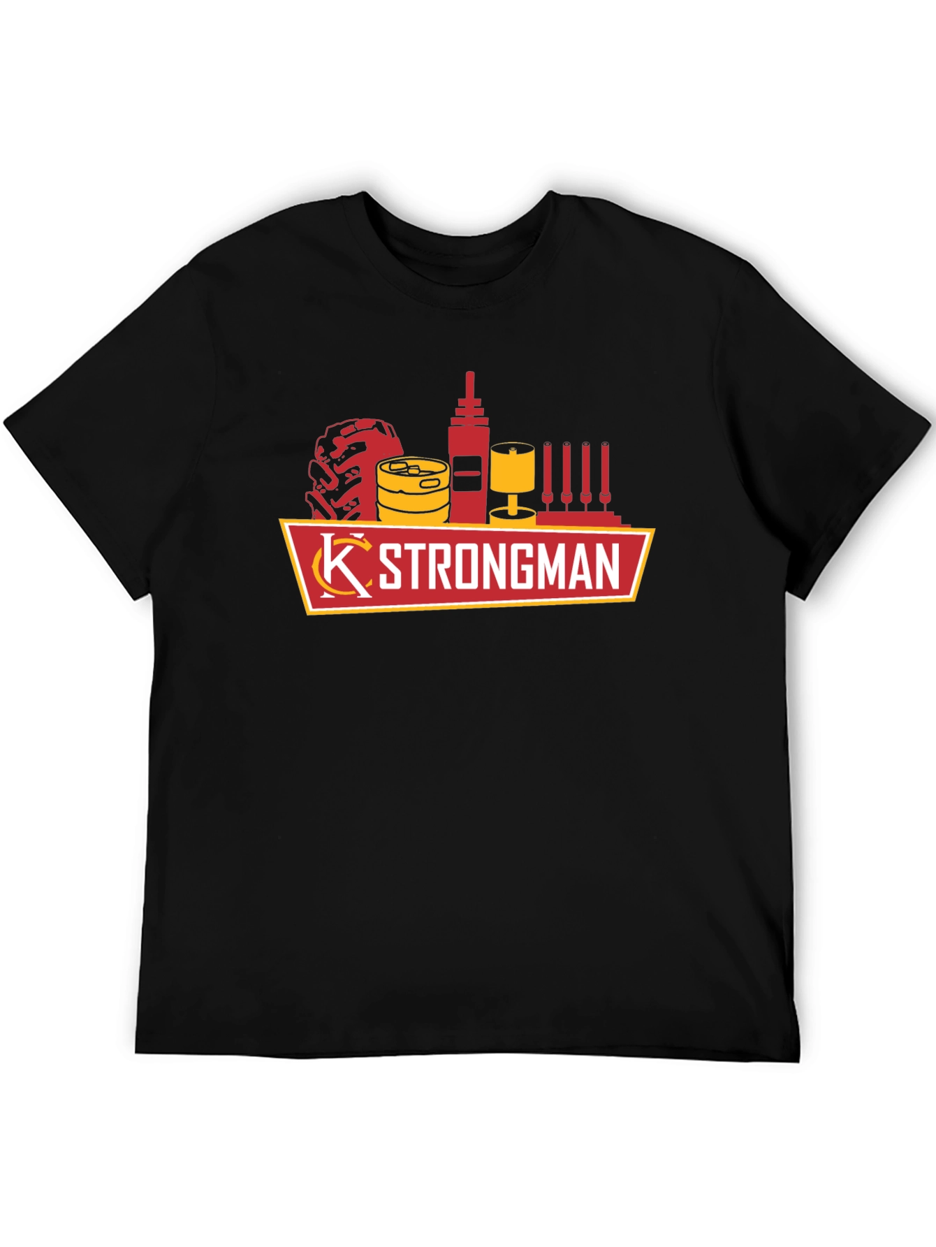 KC Strongman Black T-Shirt
