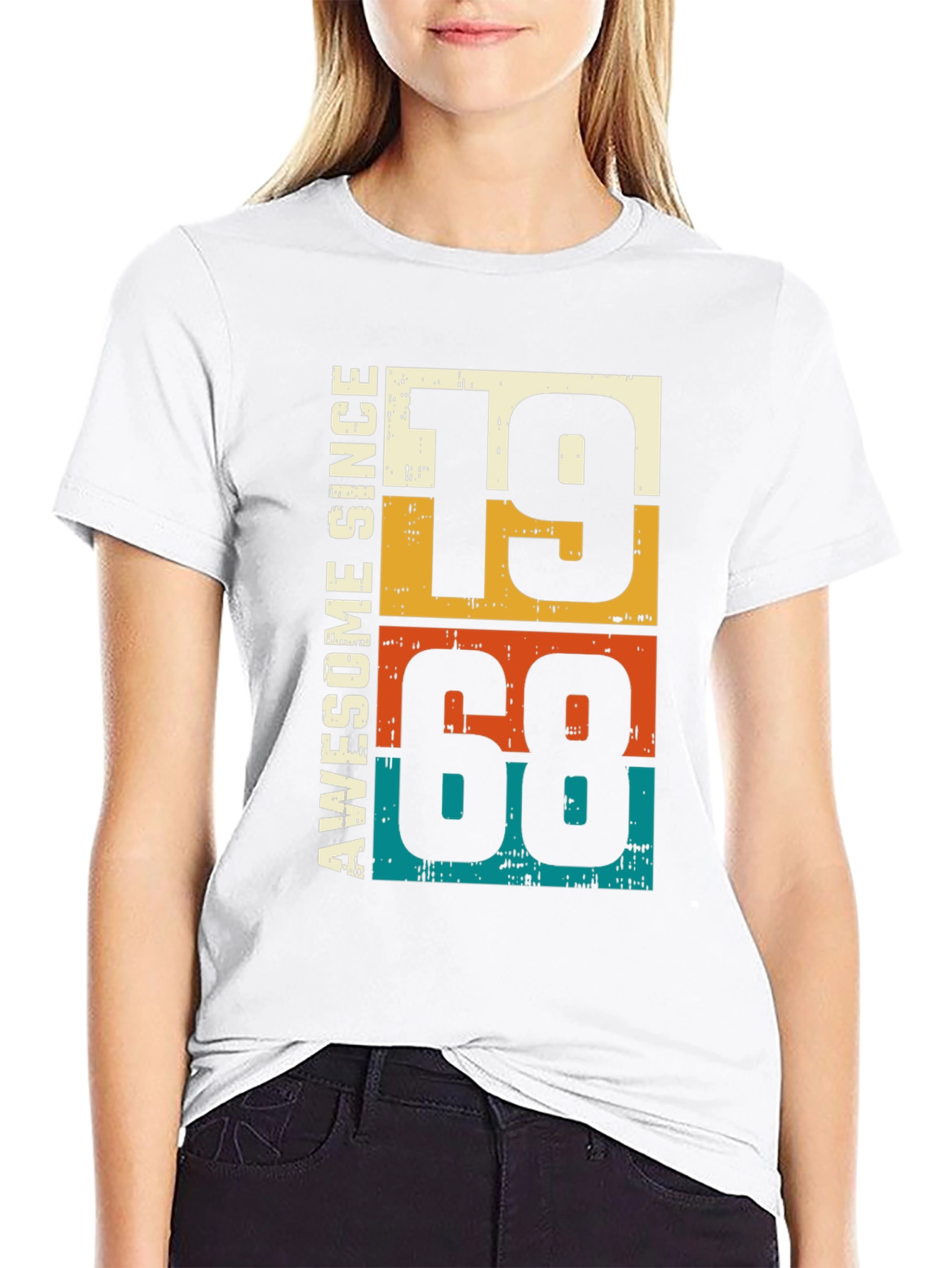 Awesome Since 1968 Retro Style T-Shirt