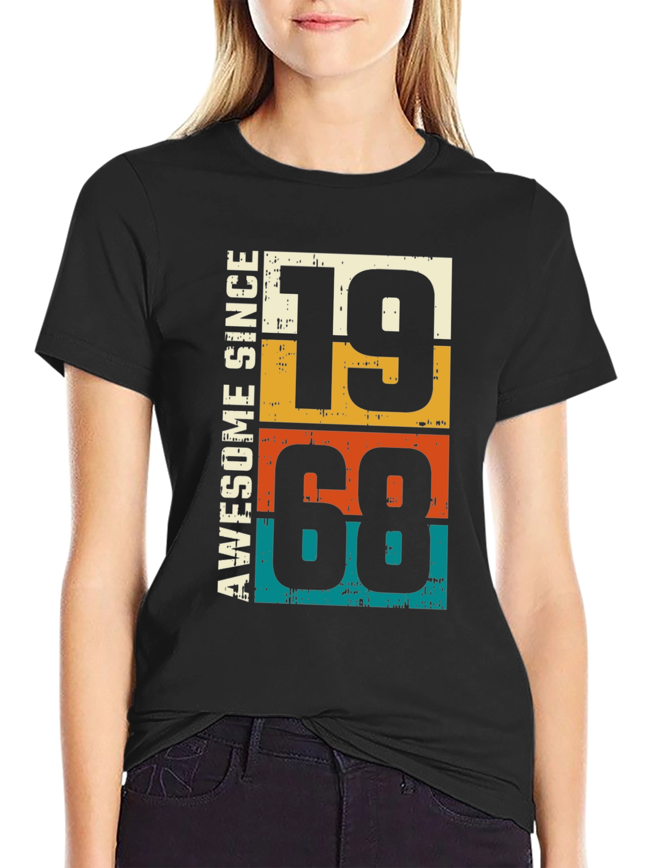 Awesome Since 1968 Retro Style T-Shirt