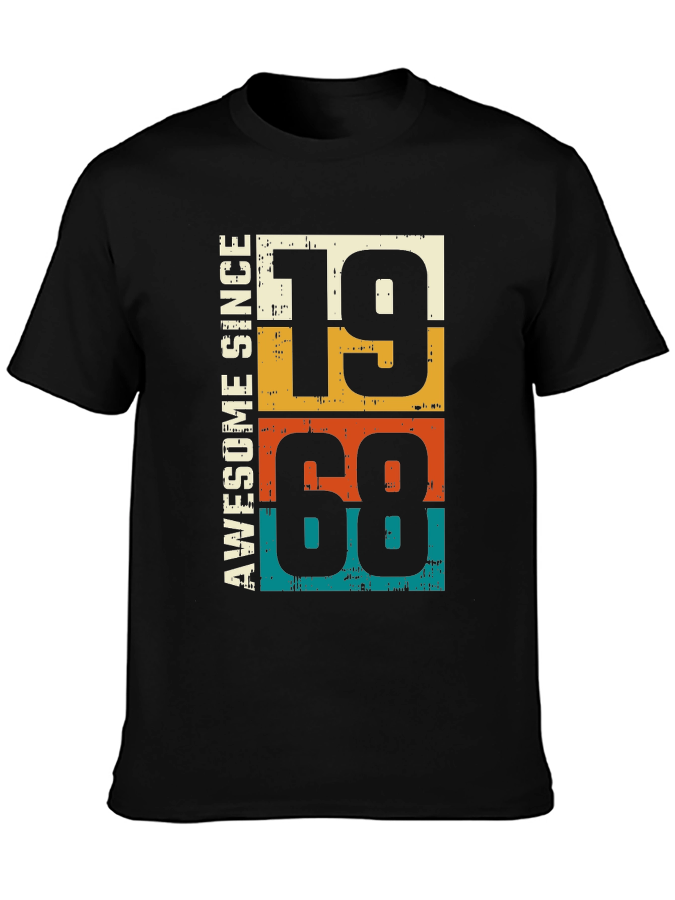 Awesome Since 1968 Retro Style T-Shirt