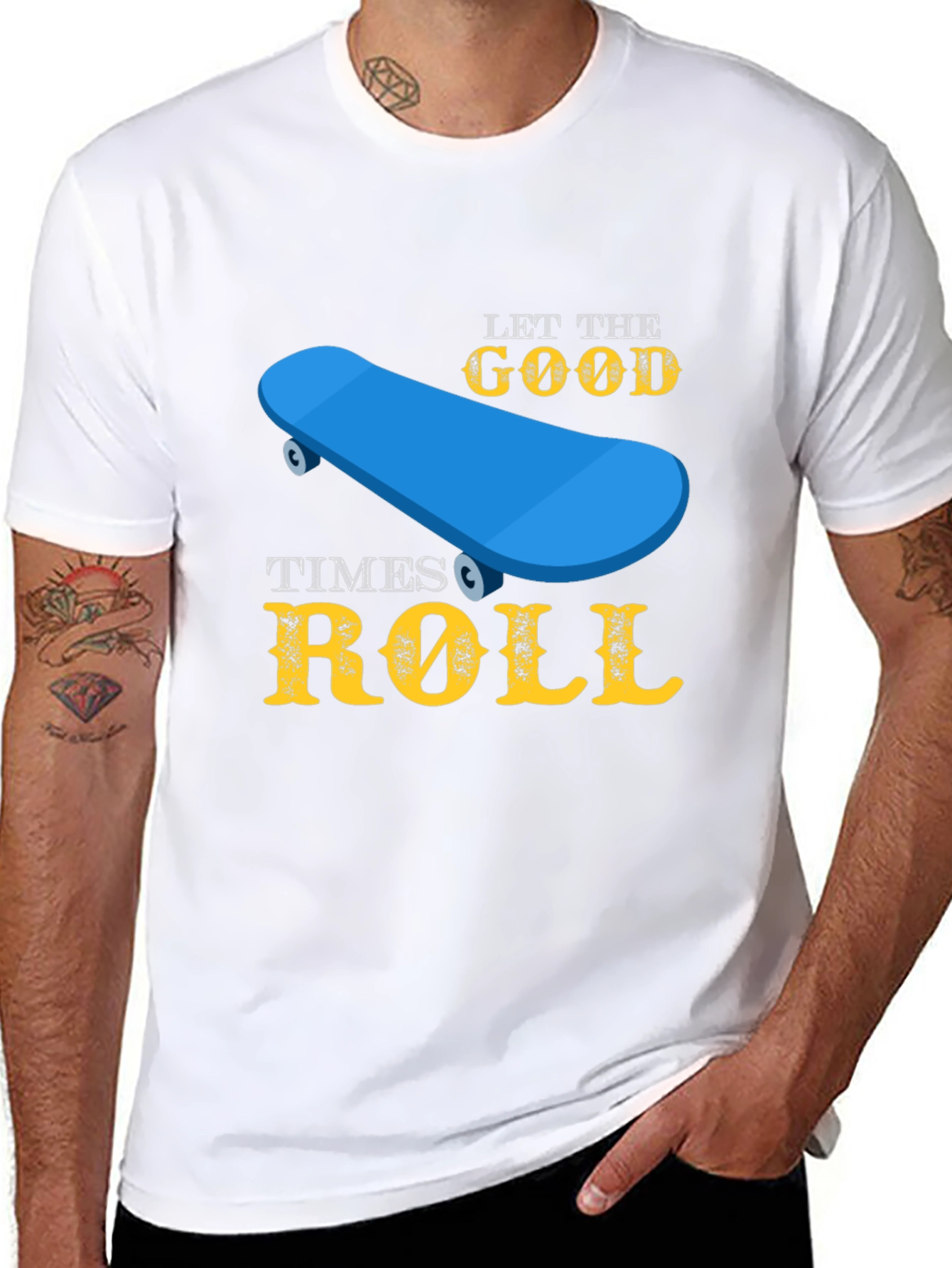 Skateboard T-Shirt - Let the Good Times Roll