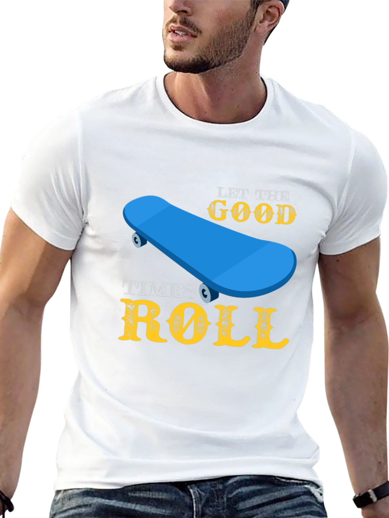 Skateboard T-Shirt - Let the Good Times Roll