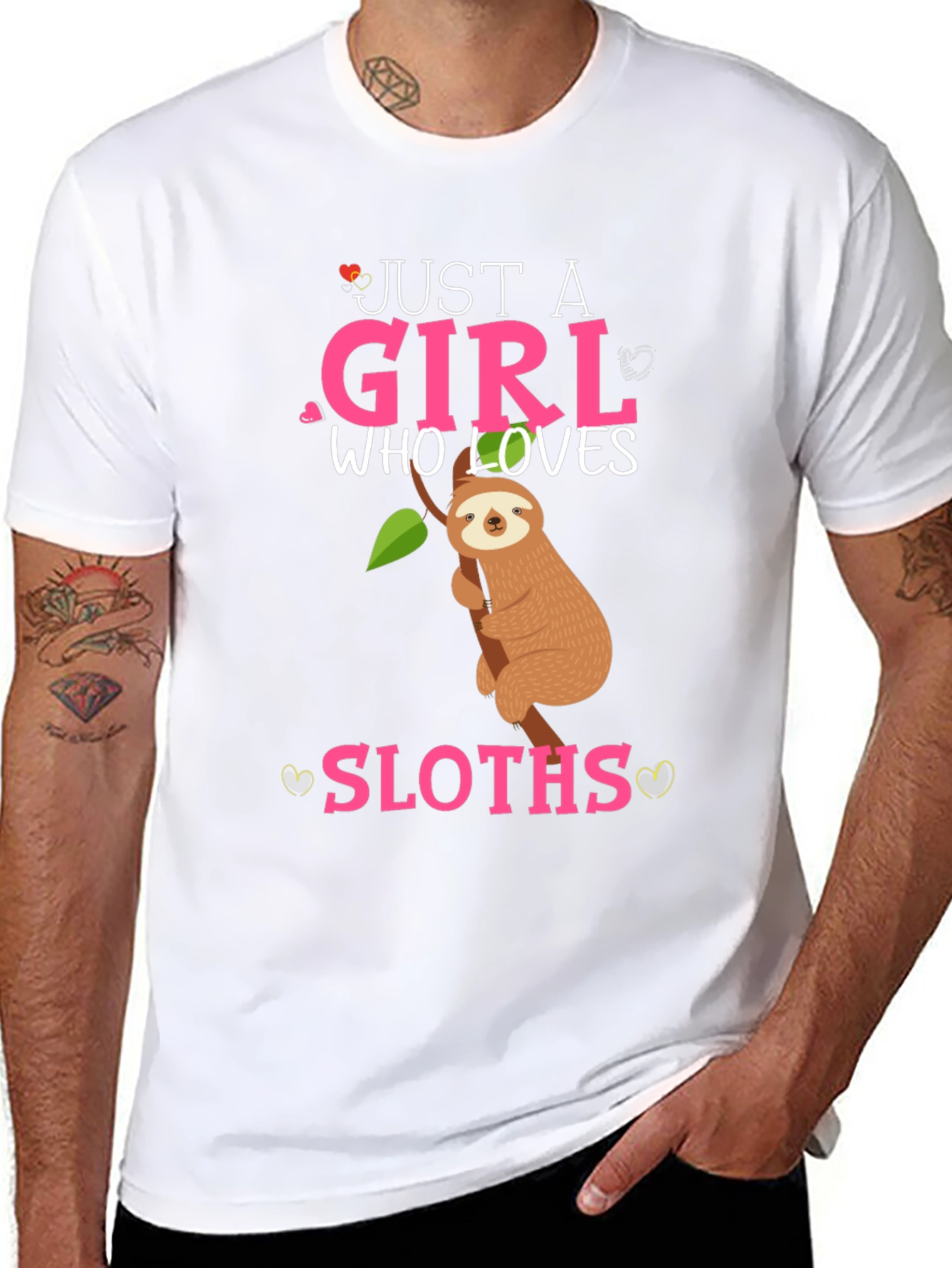 Just a Girl Who Loves Sloths T-Shirt