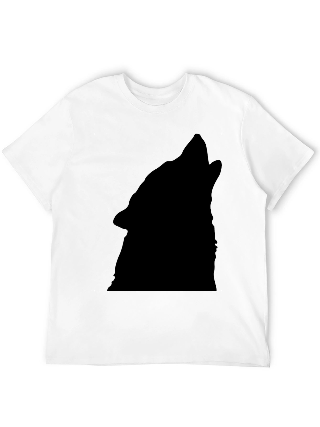 Black Wolf Silhouette T-Shirt
