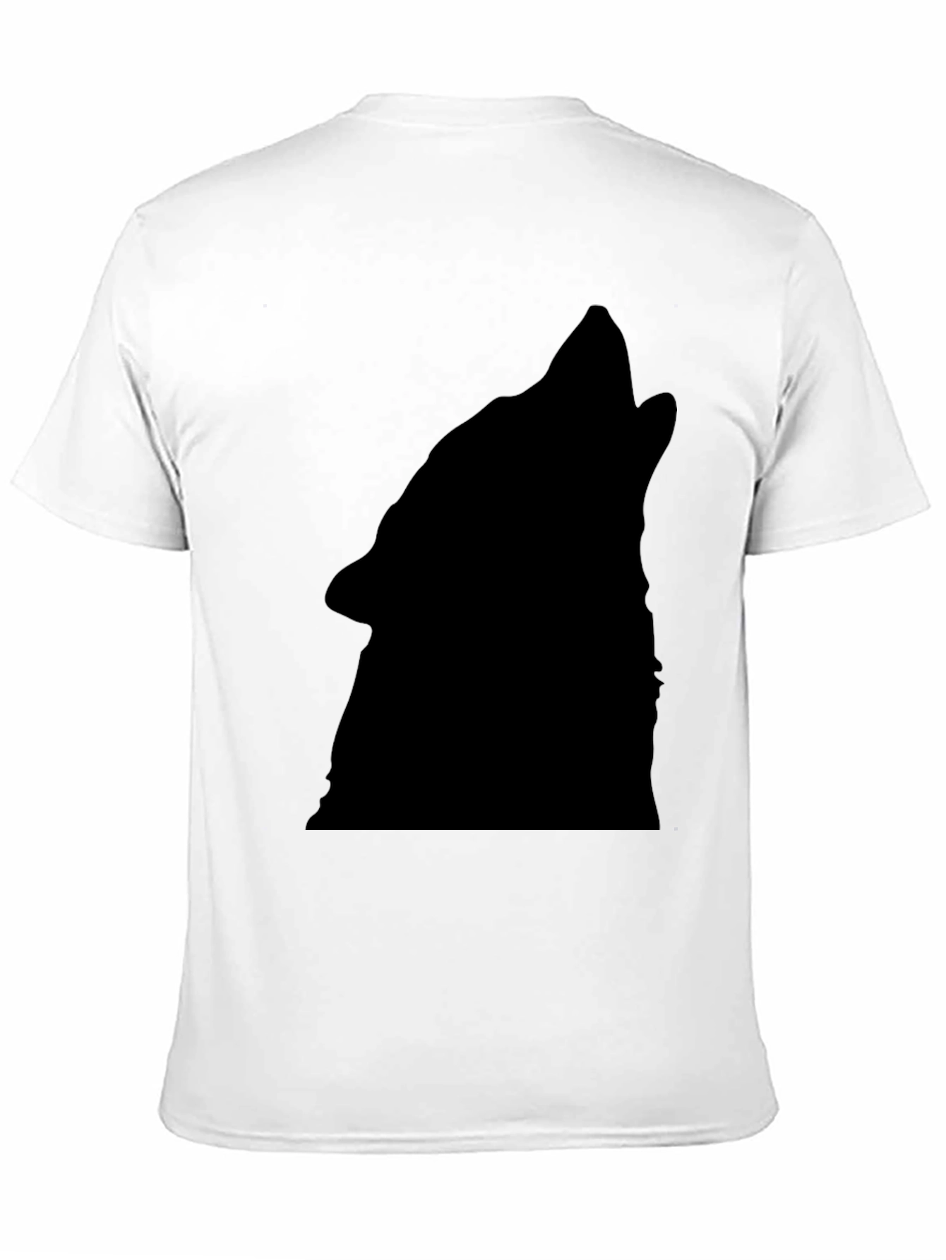 Black Wolf Silhouette T-Shirt