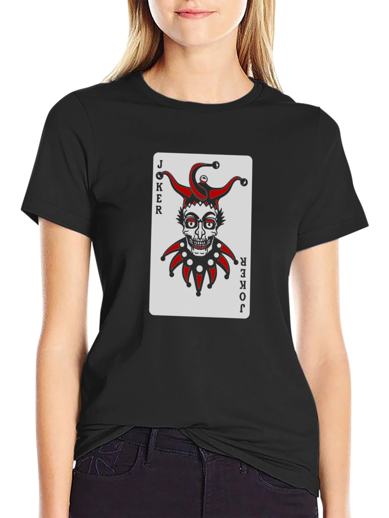 Joker Card Graphic T-Shirt - Unique Design