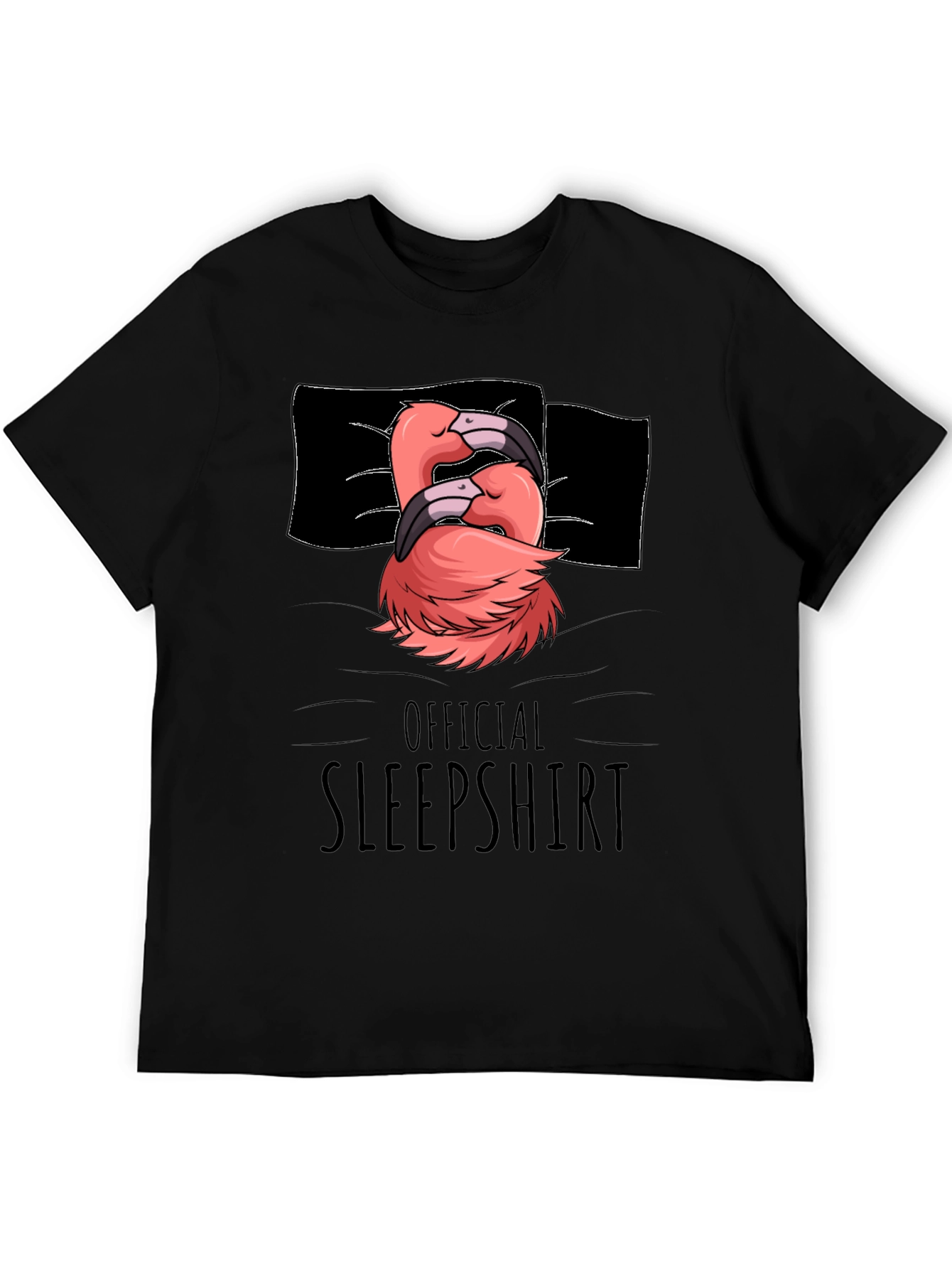 Funny Flamingo Official Sleepshirt Graphic Tee