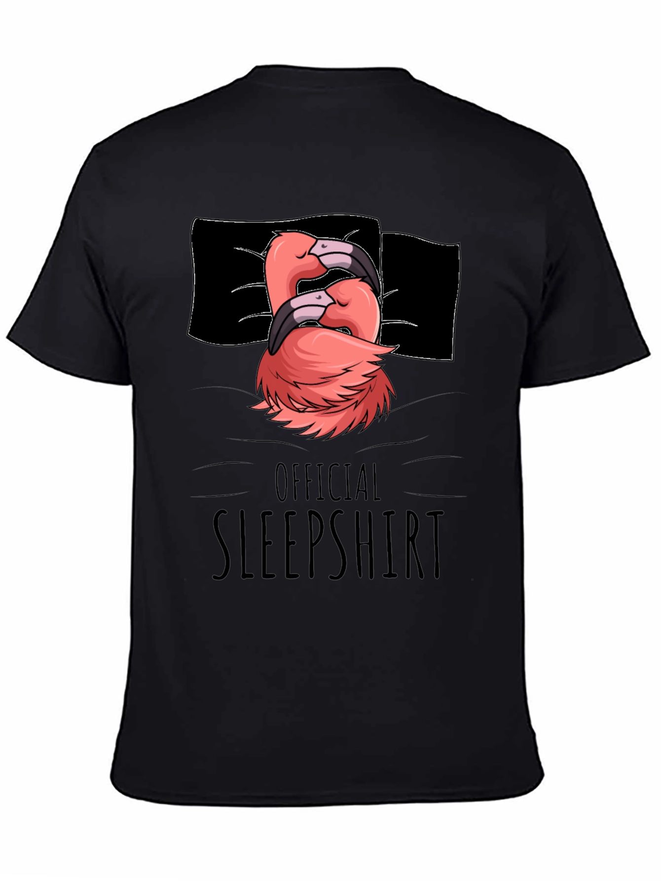 Funny Flamingo Official Sleepshirt Graphic Tee