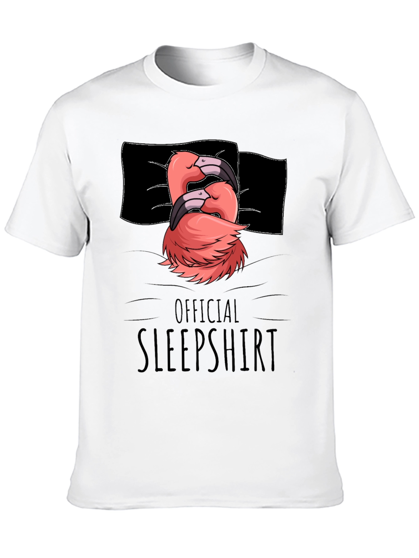 Funny Flamingo Official Sleepshirt Graphic Tee