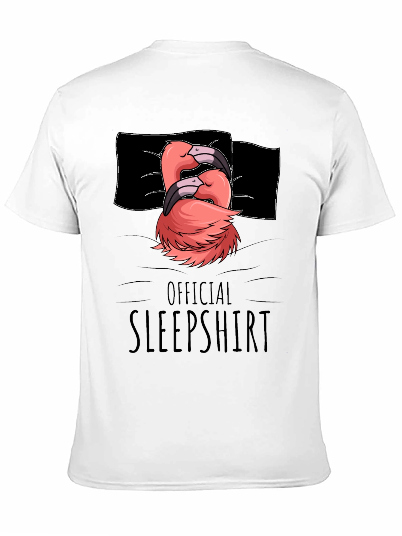 Funny Flamingo Official Sleepshirt Graphic Tee