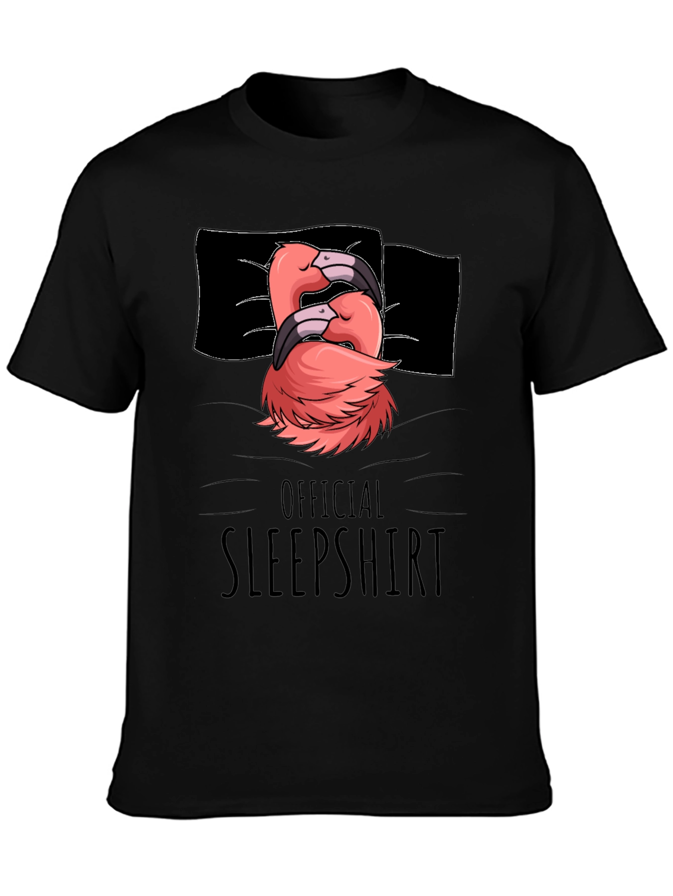 Funny Flamingo Official Sleepshirt Graphic Tee