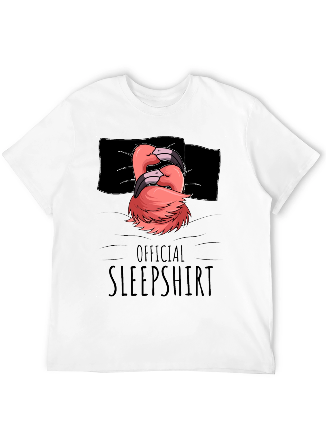 Funny Flamingo Official Sleepshirt Graphic Tee