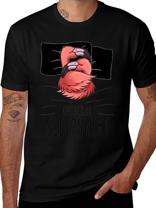 Funny Flamingo Official Sleepshirt Graphic Tee